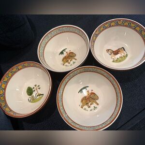 World Market Voyage Soup Cereal Bowls Portugal